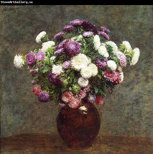 Henri Fantin-Latour Asters in a Vase